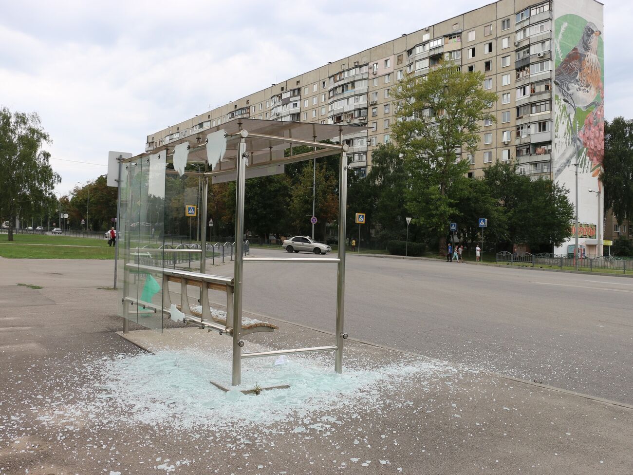 Обстрілу росіян у Харкові сьогодні зазнала, зокрема, зупинка