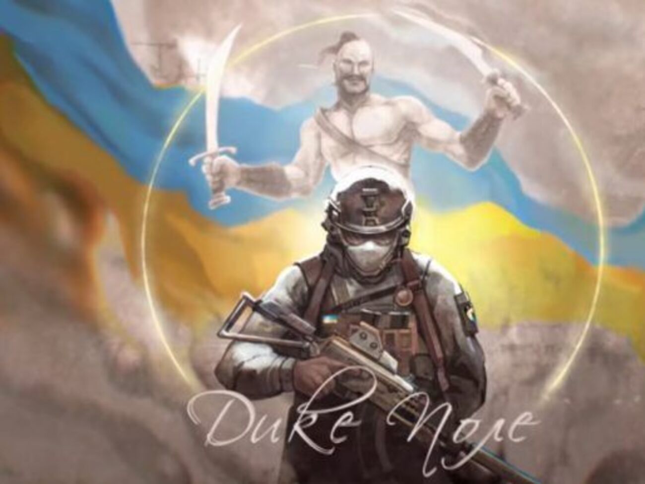 Кліп зображує українців, які в різні часи історії боролися із загарбниками, зокрема з РФ