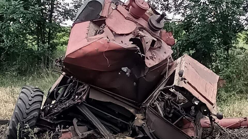 На полі біля села Грабовське підірвався комбайн, розповів Живицький