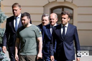 Макрон, Шольц, Драґі та Йоганніс приїжджали до Києва 16 червня