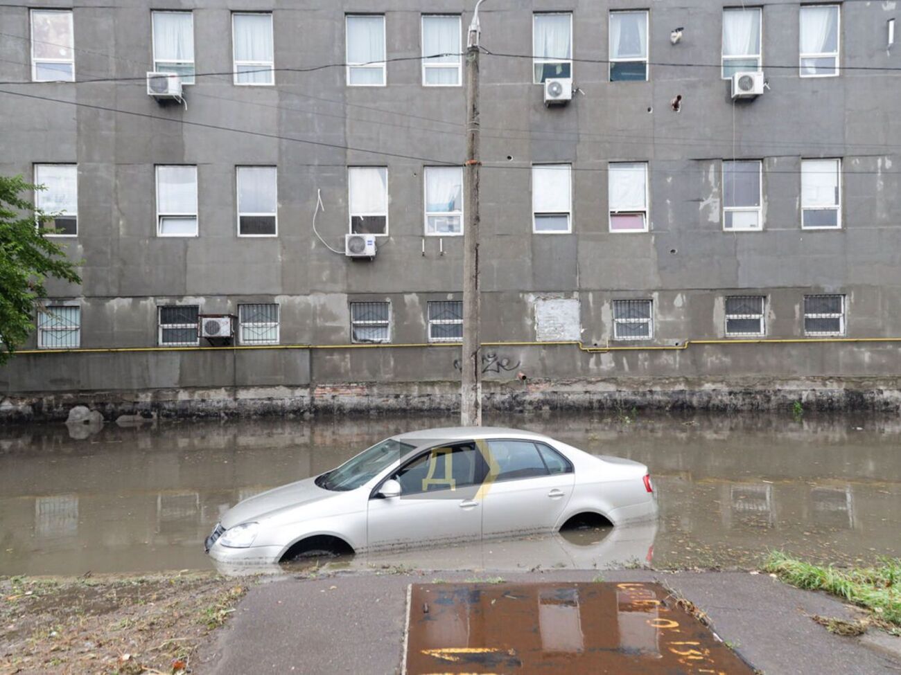Одесские автомобилисты оказались в водном плену