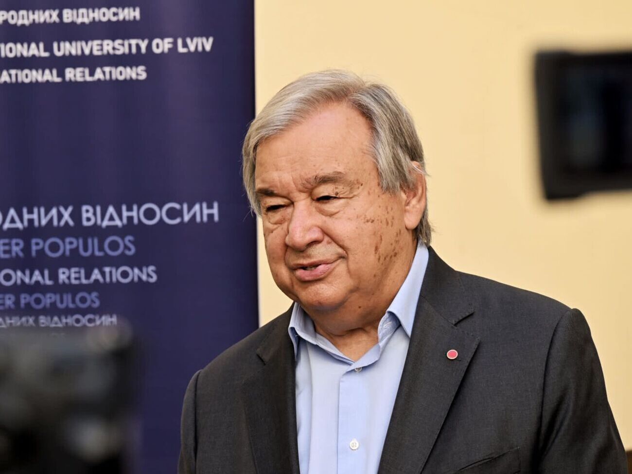 Гутерріш прибув до Львова 17 серпня, сьогодні він має провести зустріч із президентом України