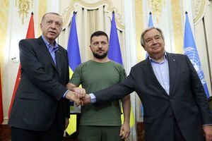 Ердоган, Зеленський та Гутерріш під час зустрічі у Львові скоординували дії щодо головних питань, зазначили у МЗС України