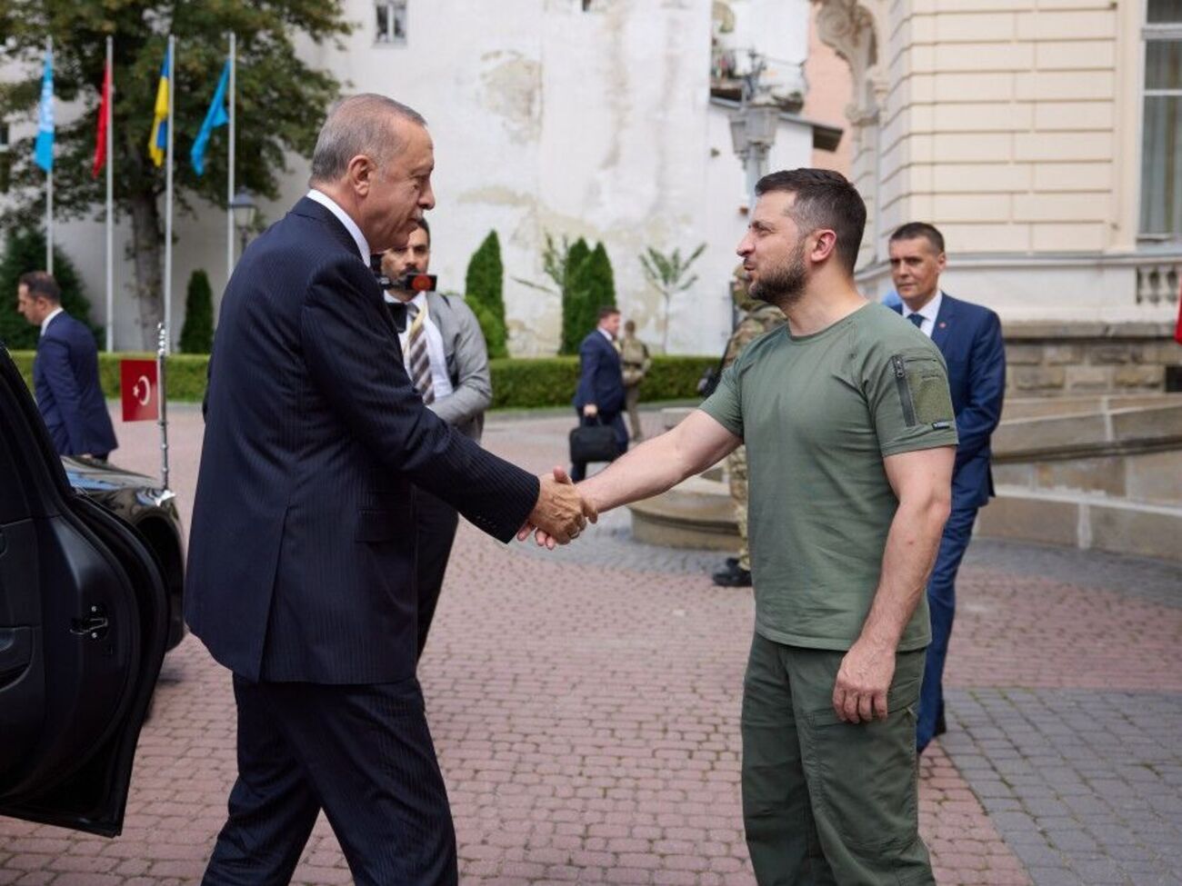Ердоган учора зустрівся із Зеленським у Львові
