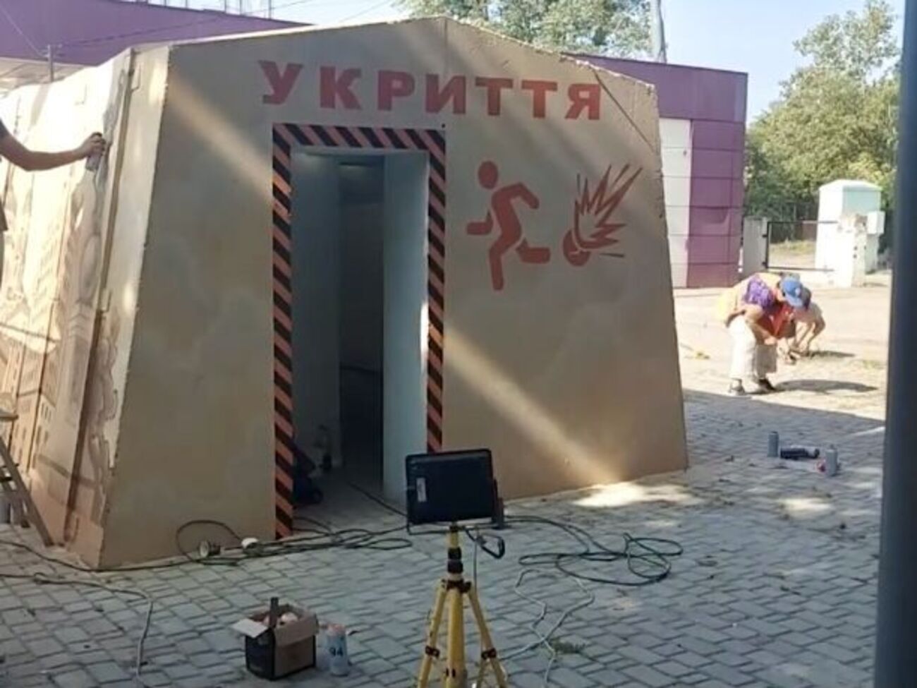 За словами мера, павільйон вміщує до 30 осіб