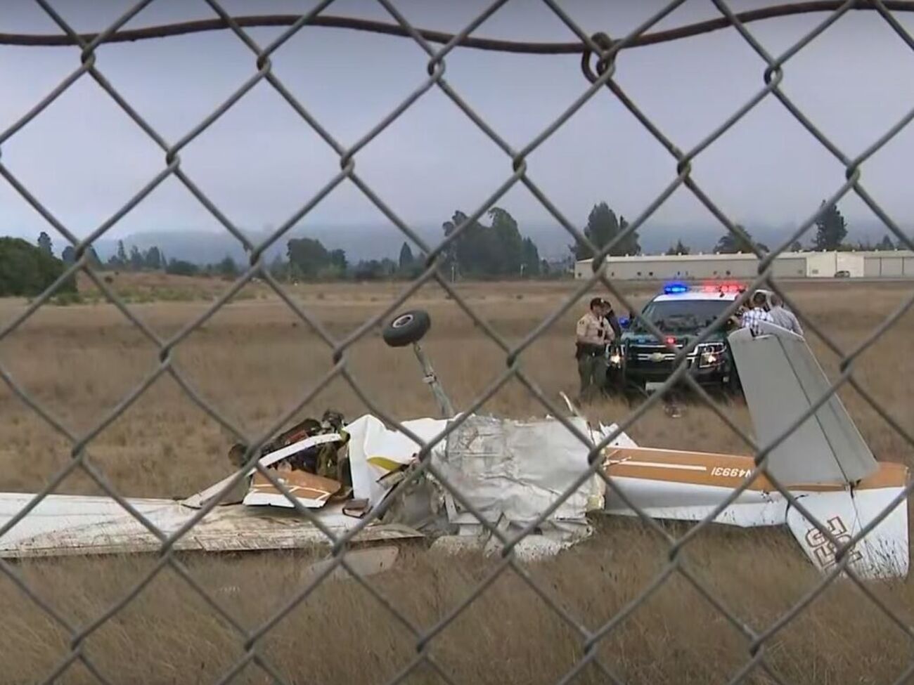 Самолеты столкнулись при посадке