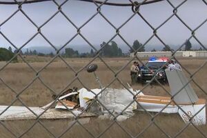 Самолеты столкнулись при посадке