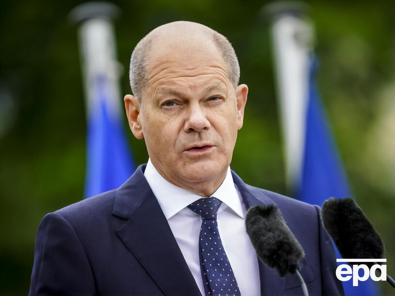 Шольц заявил, что&nbsp;Германия поставляет Украине новейшее вооружение