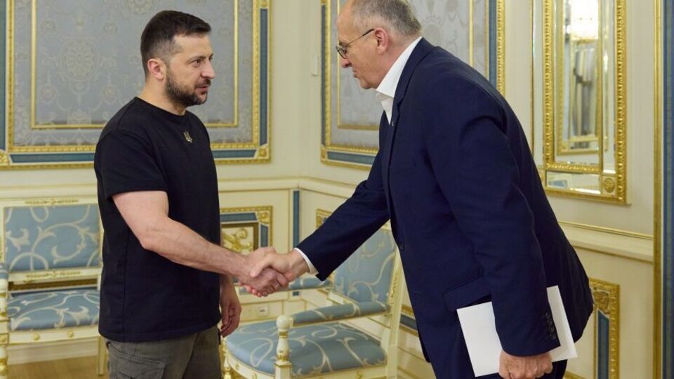Зеленский встретился с Рау в Киеве