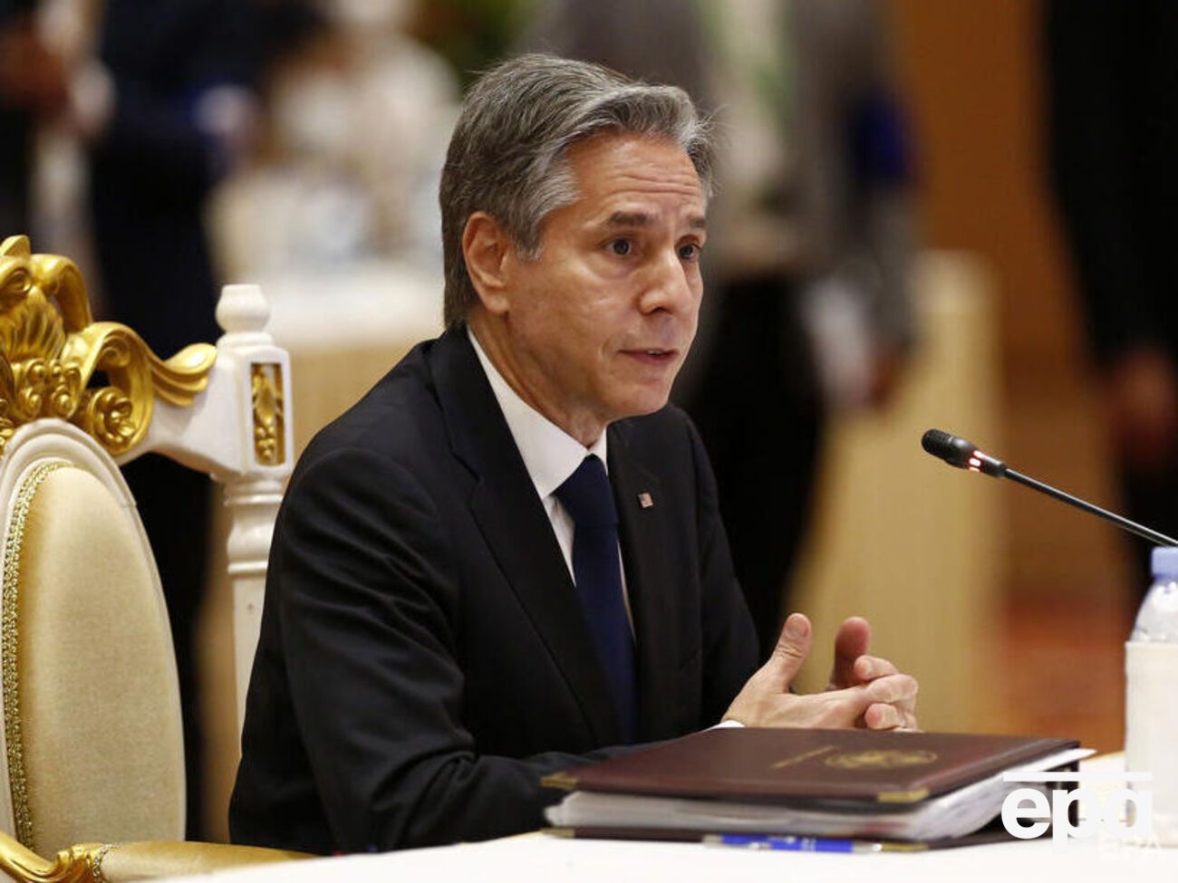 Блінкен: США й далі підтримуватимуть народ України у захисті від агресії Росії стільки, скільки буде потрібно