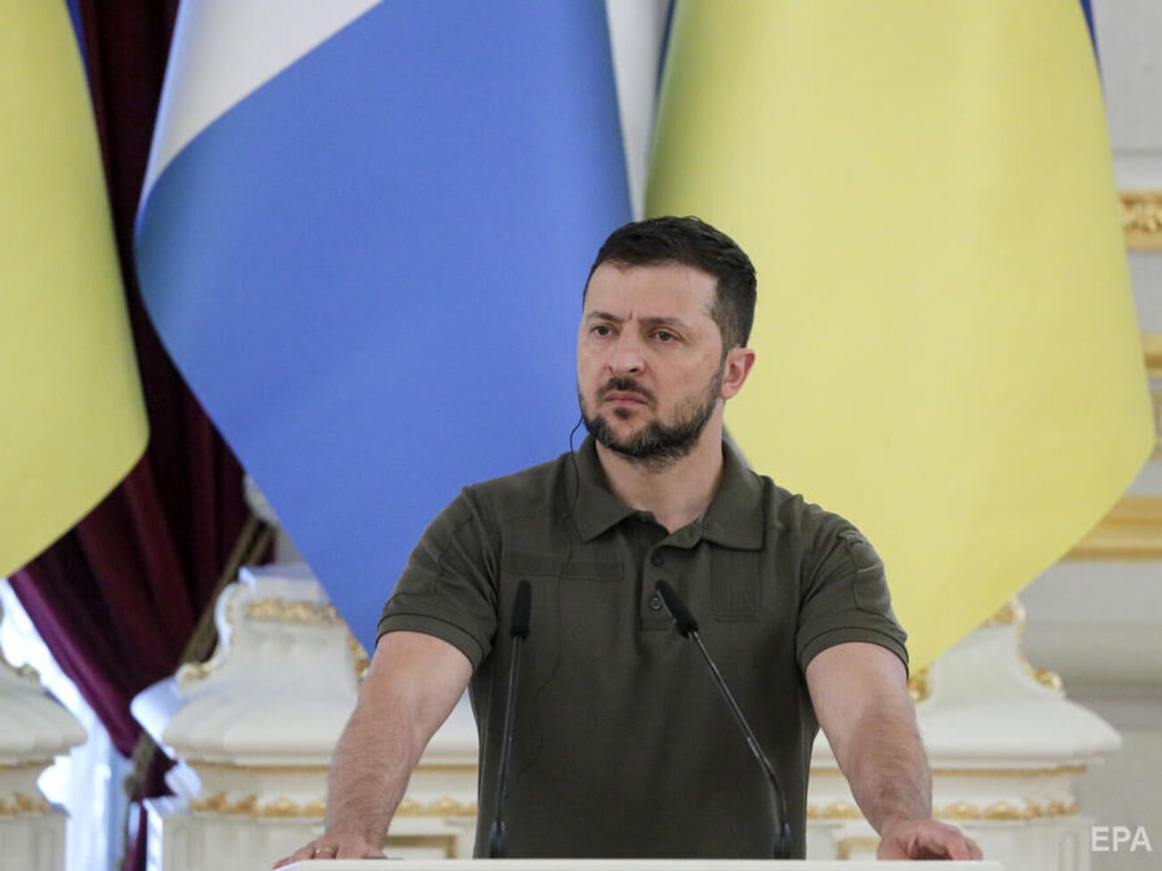 Зеленский: Флаг Украины&nbsp;был свидетелем рождения мирового шедевра и вживую слышал, куда должен идти русский военный корабль