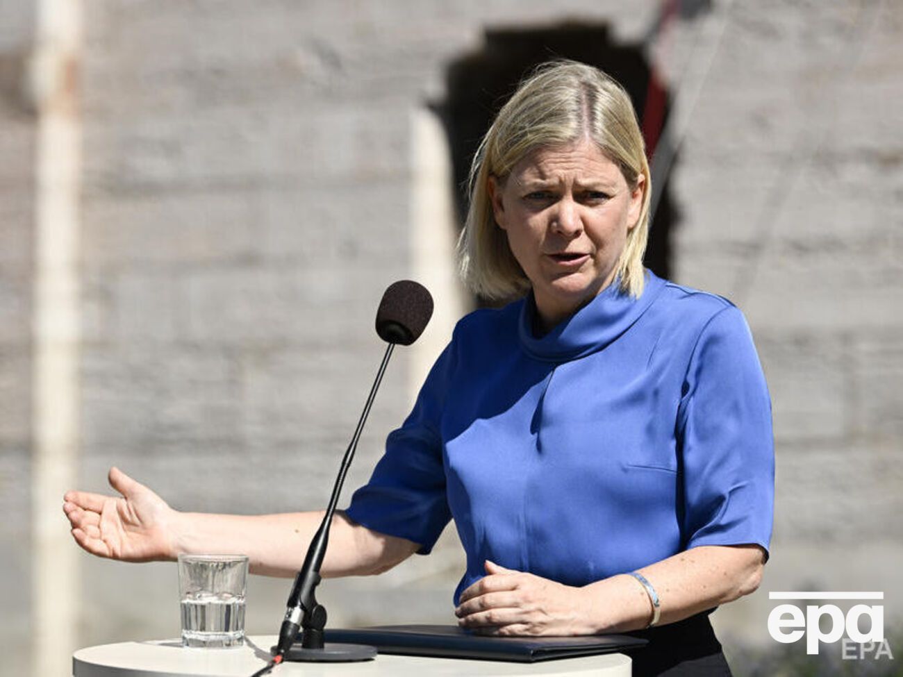 Андерссон заявила, що Швеція ніколи не визнає анексії українських територій