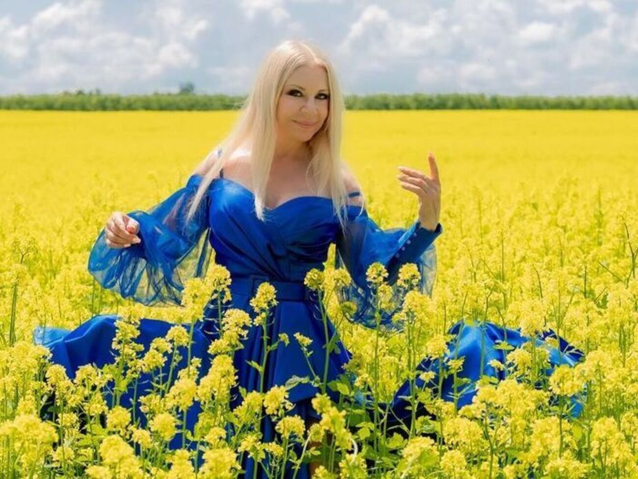 Людмила Балан: Хай синє небо й жовте поле