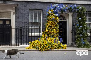 Багато соняшників та українських прапорів. Джонсон – у Києві, фон дер Ляєн – на мітингу. Як у світі святкували День Незалежності України. Фоторепортаж