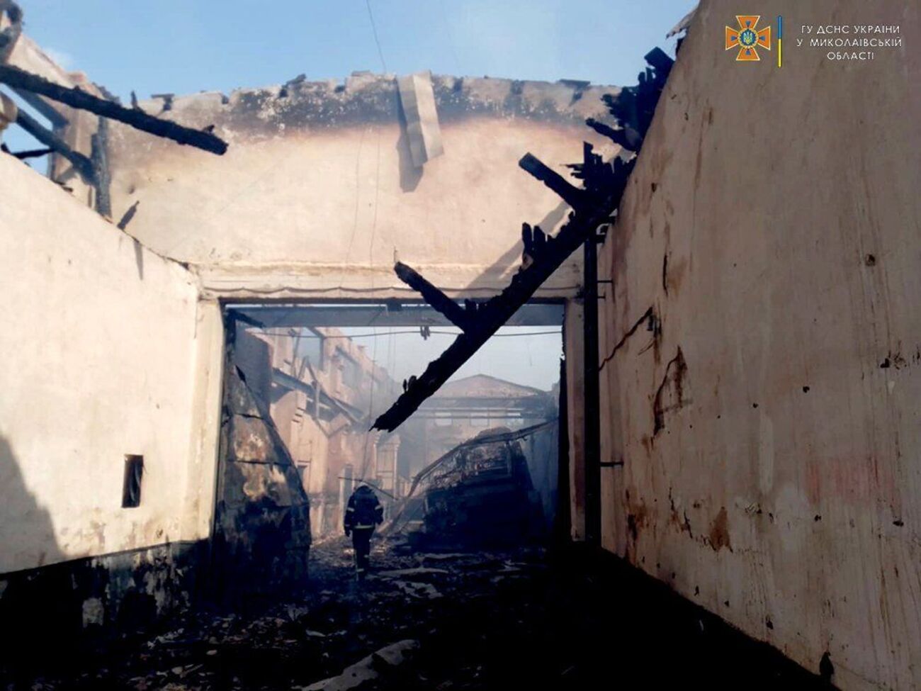 Наслідки обстрілу 24 серпня Миколаївської області