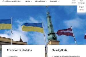 Питання комунікації держуправління російською мовою через війну РФ проти України стало дуже чутливим, зазначили у канцелярії президента Латвії