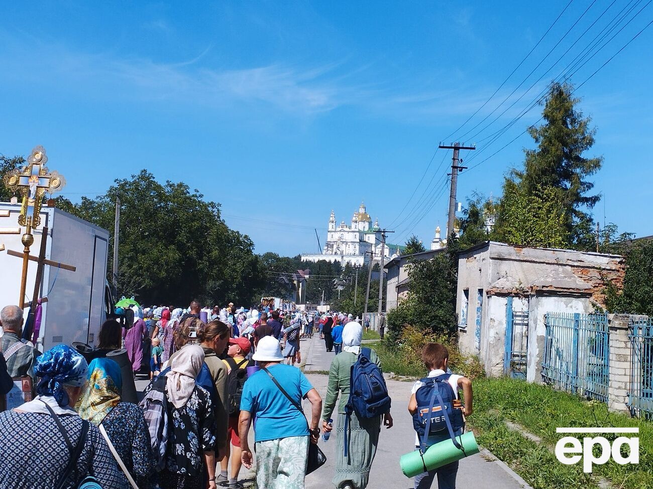 Крестный ход верующих УПЦ МП в Почаевскую лавру завершился 25 августа
