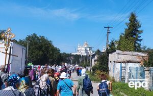 Крестный ход верующих УПЦ МП в Почаевскую лавру завершился 25 августа