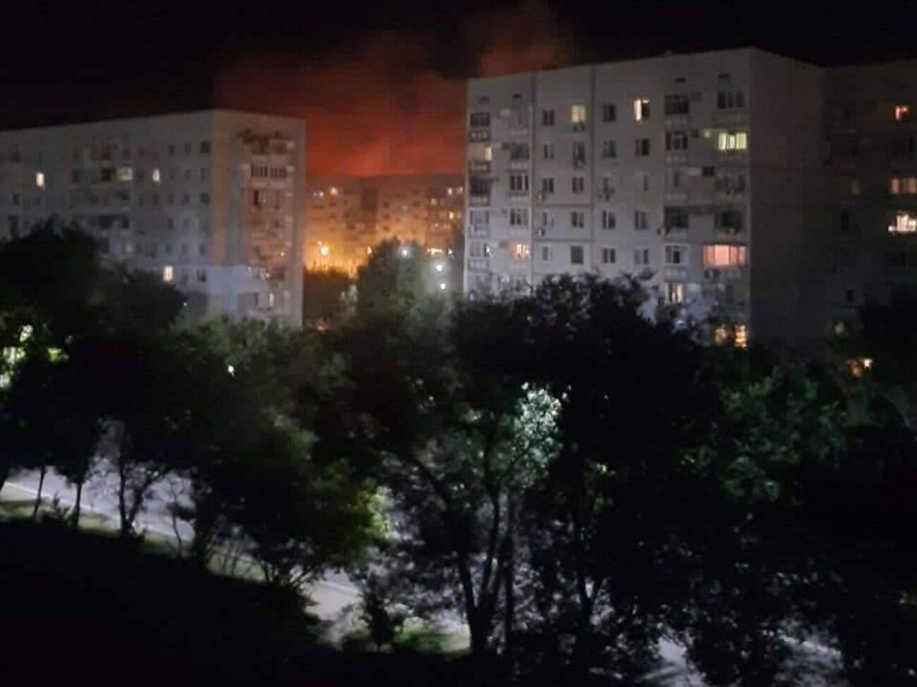 Унаслідок обстрілу жителі міста дістали осколкові поранення