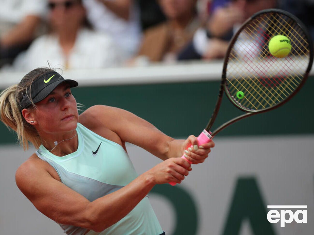 Свій перший поєдинок на турнірі Костюк виграла у двох сетах