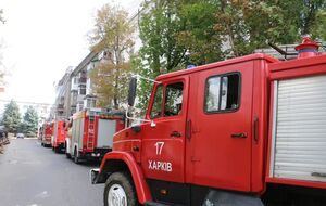 В Киевском районе Харькова пожар после вражеского обстрела