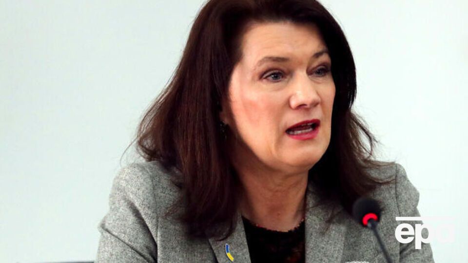 Це не останній пакет допомоги Швеції для України, зазначила Лінде