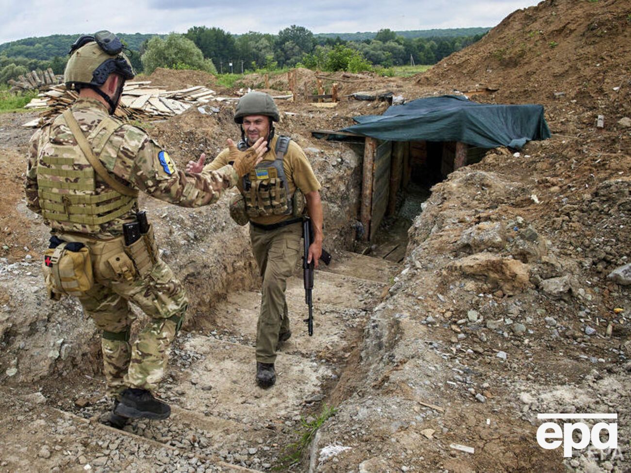 Украинские военные укрепляют свои позиции в Изюмском районе Харьковской области