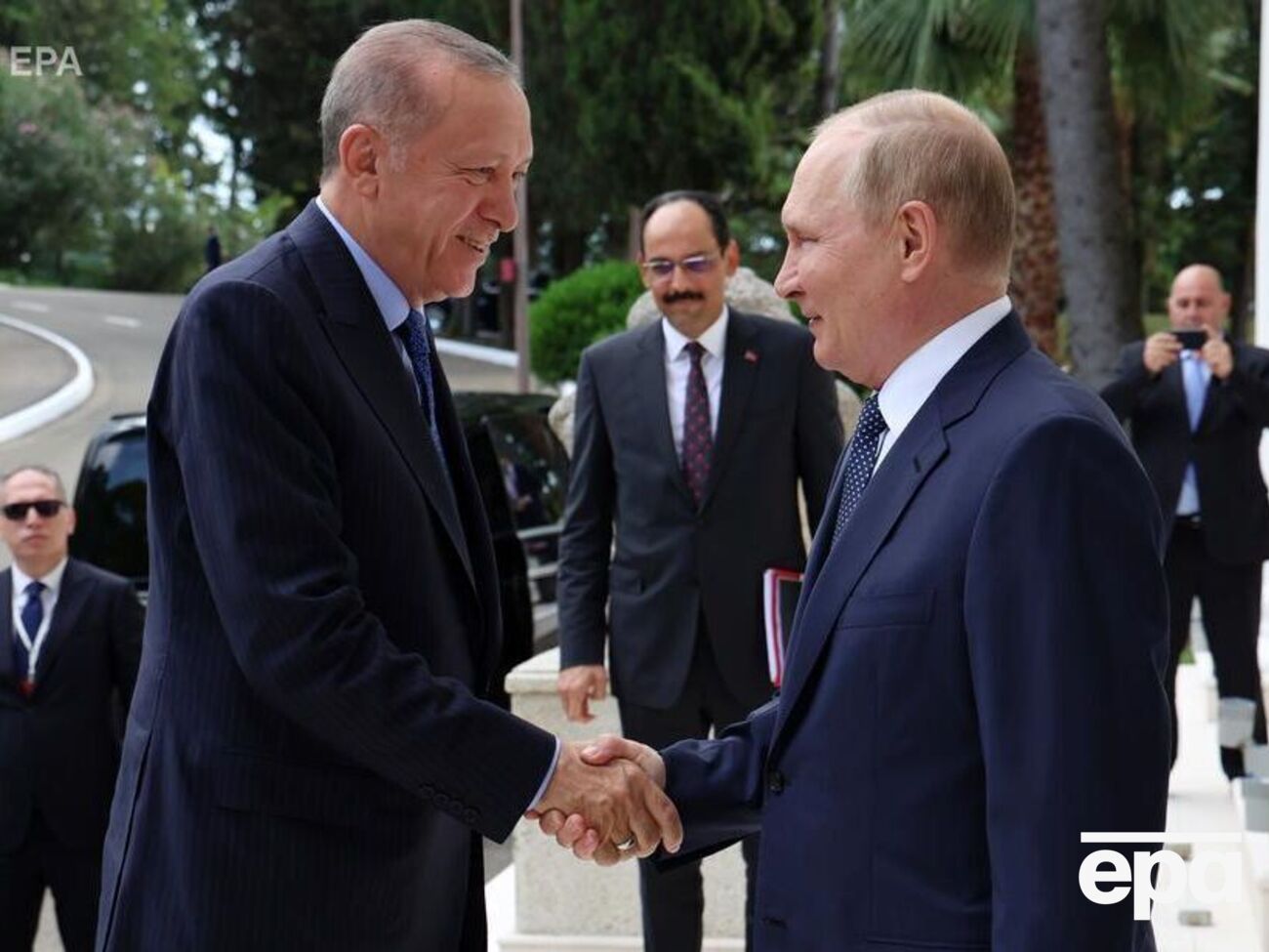 Ердоган зустрівся з Путіним у Росії