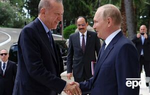 Ердоган зустрівся з Путіним у Росії