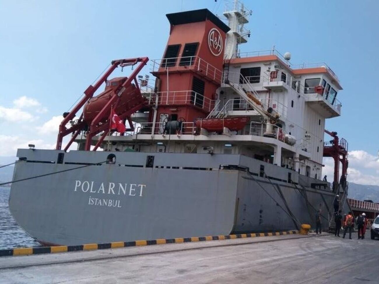 Судно Polarnet привезло кукурудзу до Туреччини