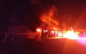 В результате удара ракеты в Днепровском районе произошел пожар