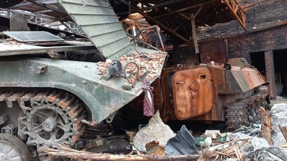 Під час контрнаступу українські бійці знищили техніку окупантів під Святогірськом