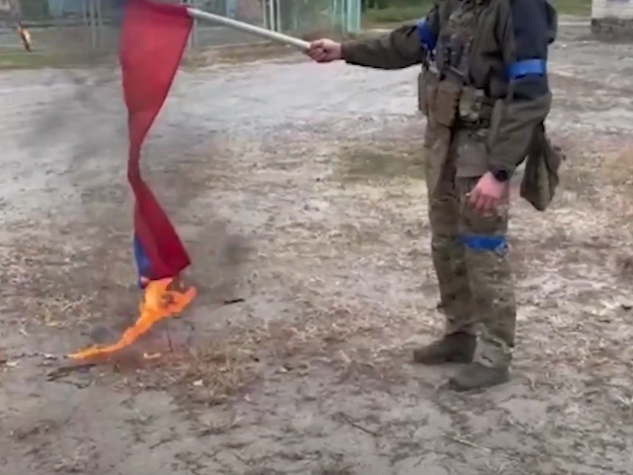 Пограничники убрали с деоккупированных территорий символику оккупантов