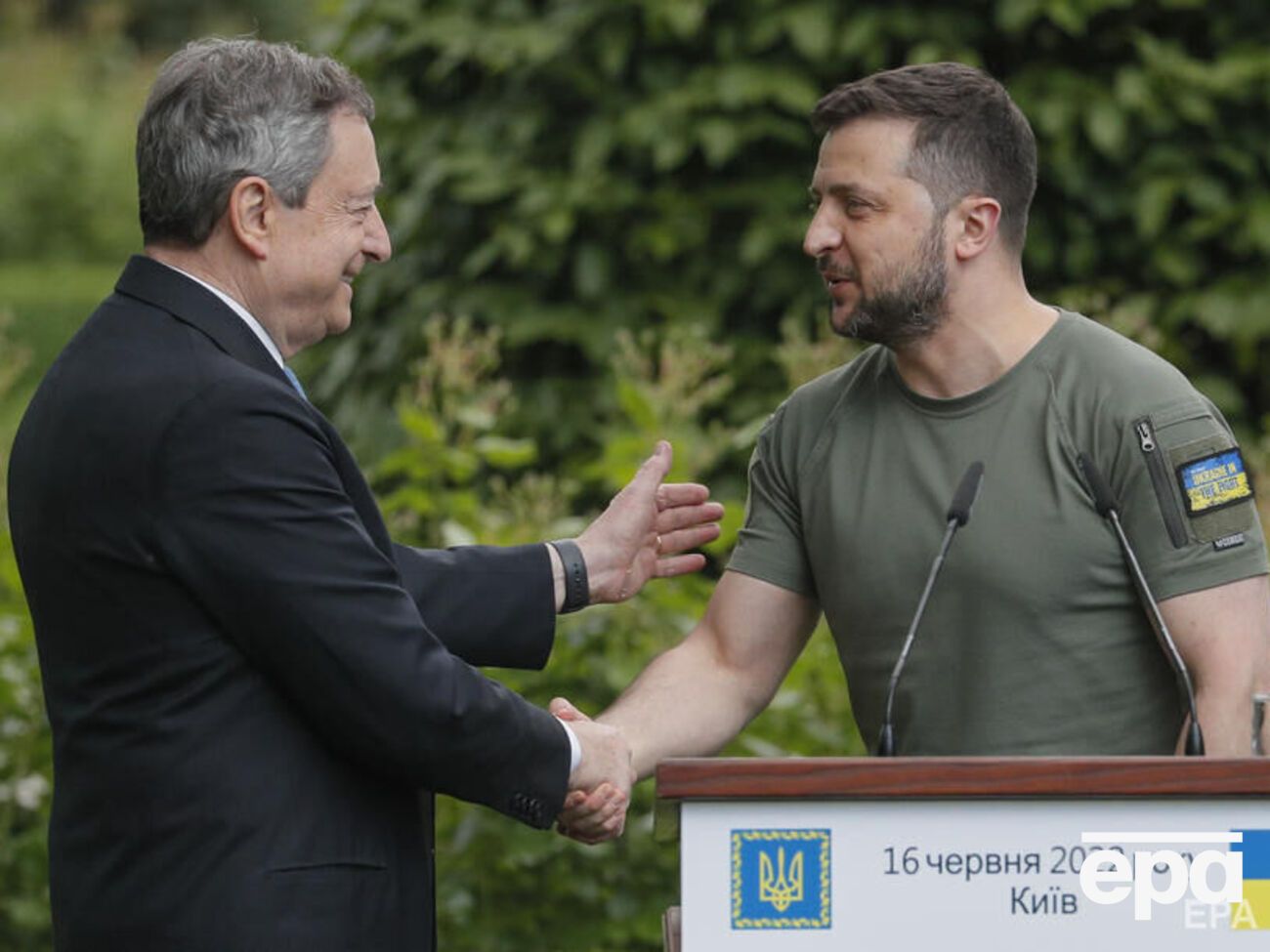 Драгі та Зеленський провели телефонну розмову