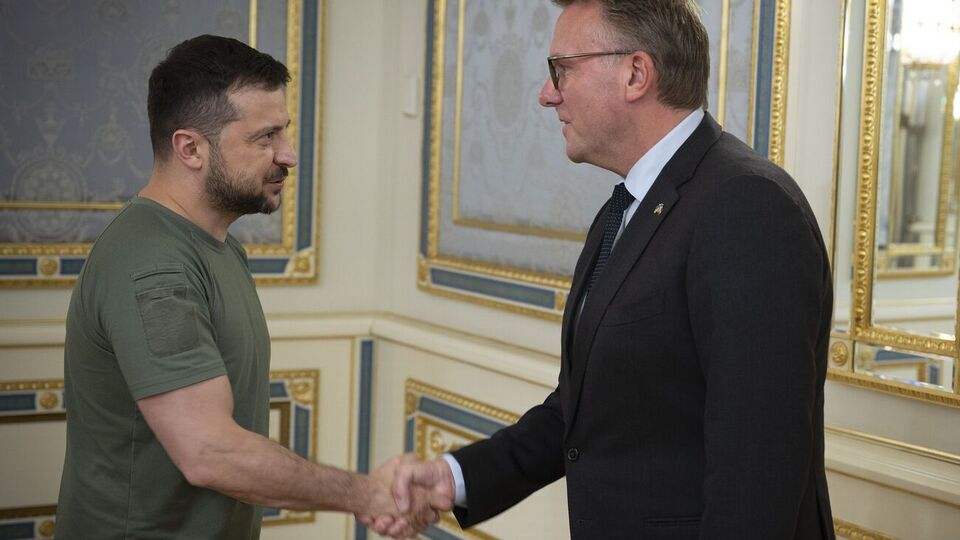 Глава міноборони Данії Бодсков зустрівся із президентом України Зеленським