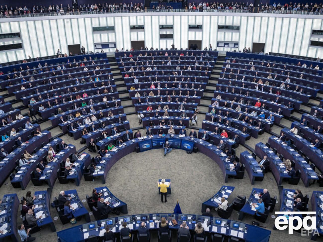 Фон дер Ляйен выступила&nbsp;с ежегодным посланием Европарламенту