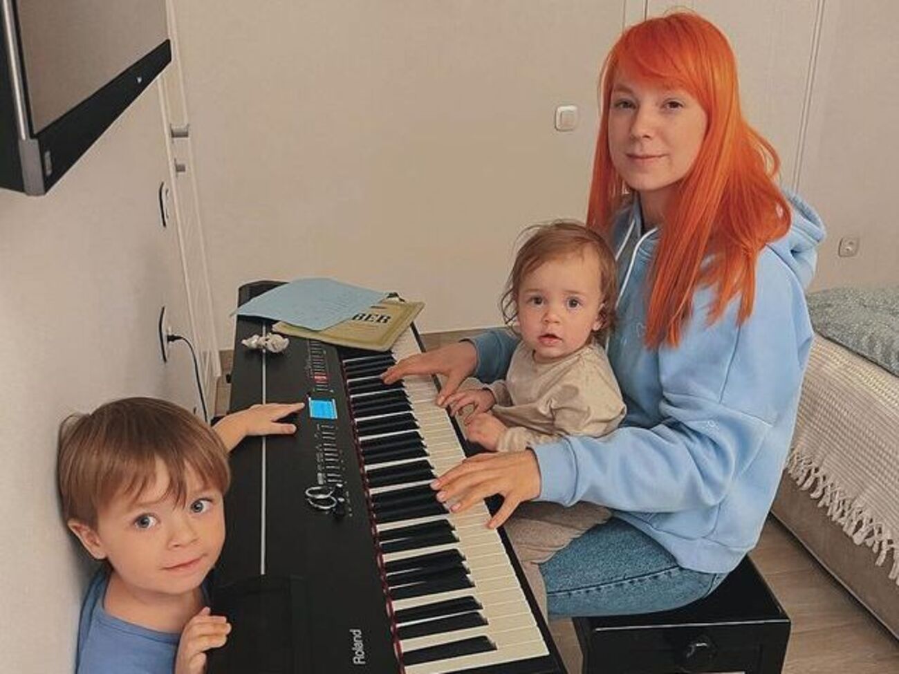 Tarabarova разом із чоловіком виховує сина та доньку