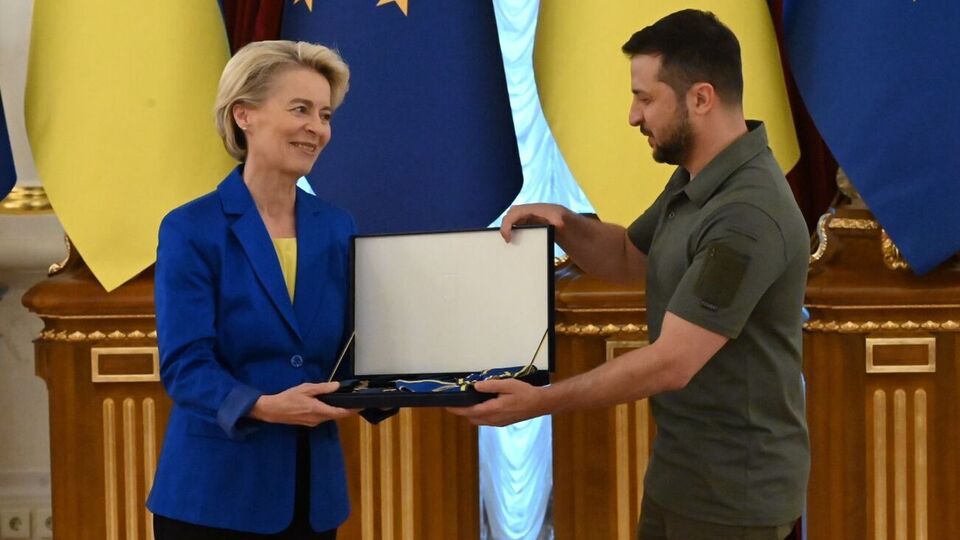 Фон дер Ляйен проведет встречи с Зеленским и Шмыгалем