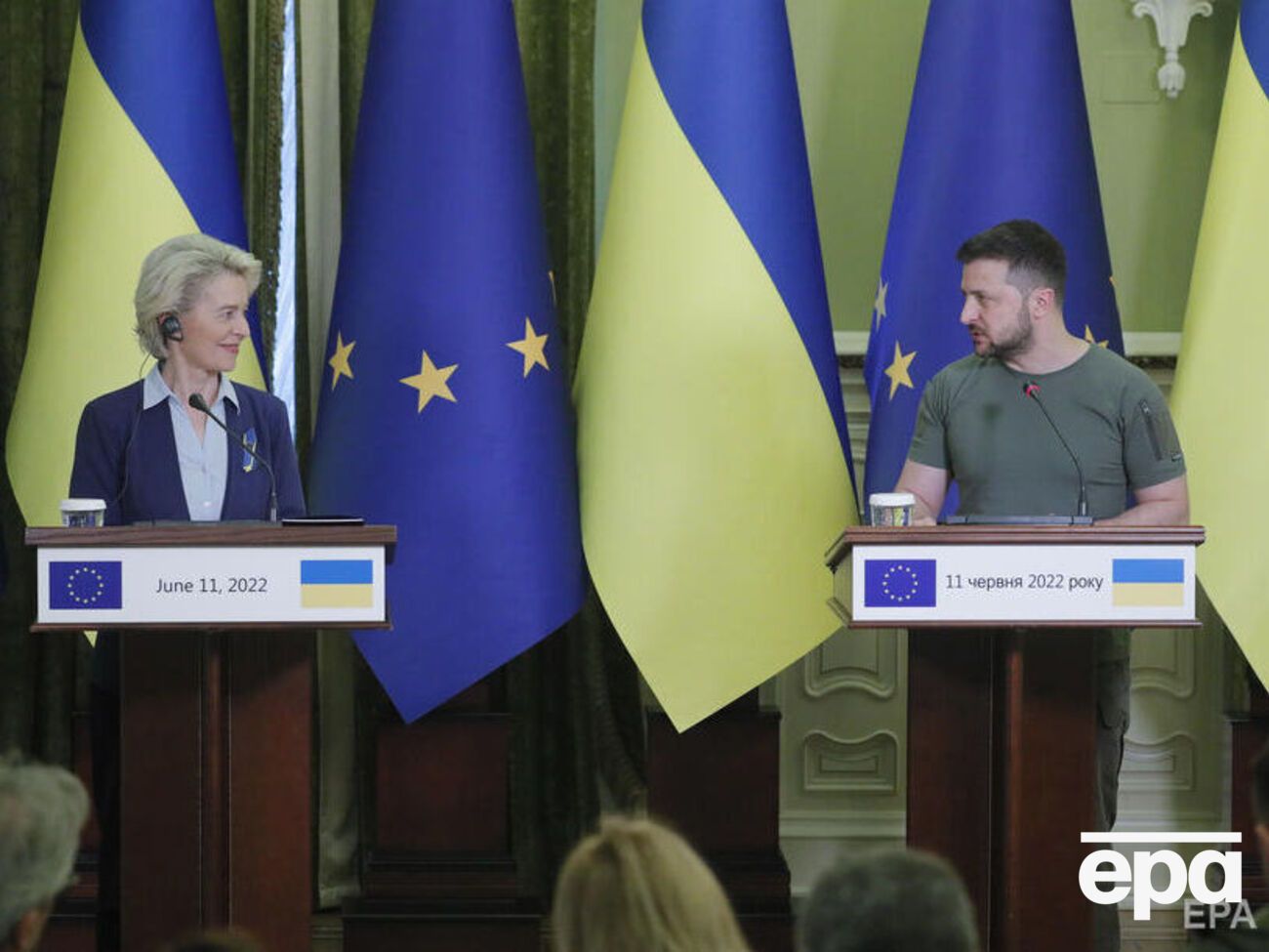 Фон дер Ляєн 15 вересня прибула в Україну і зустрілася із Зеленським