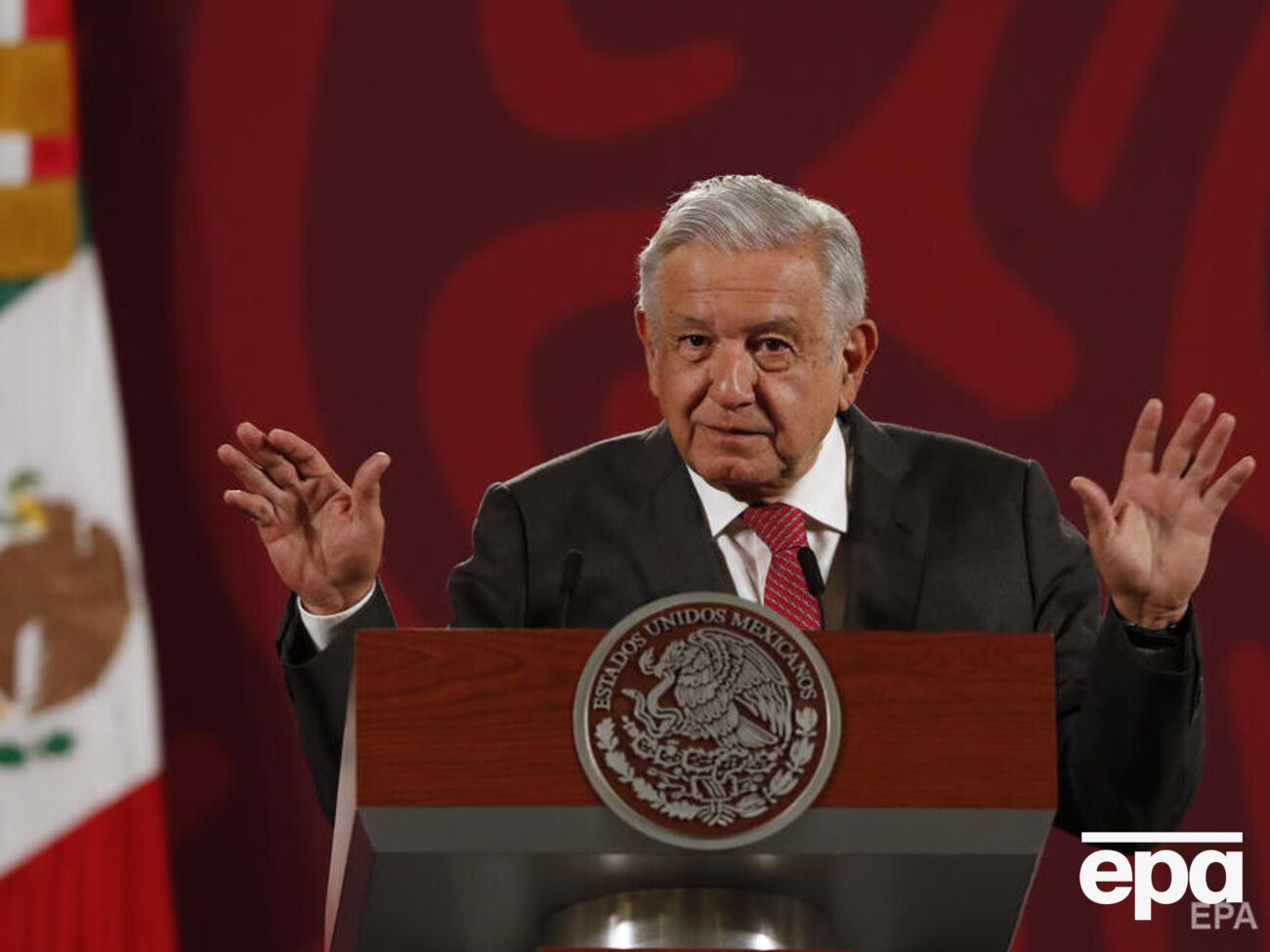 Подоляк вважає, що Обрадор (на фото) використав для піару питання війни в Україні