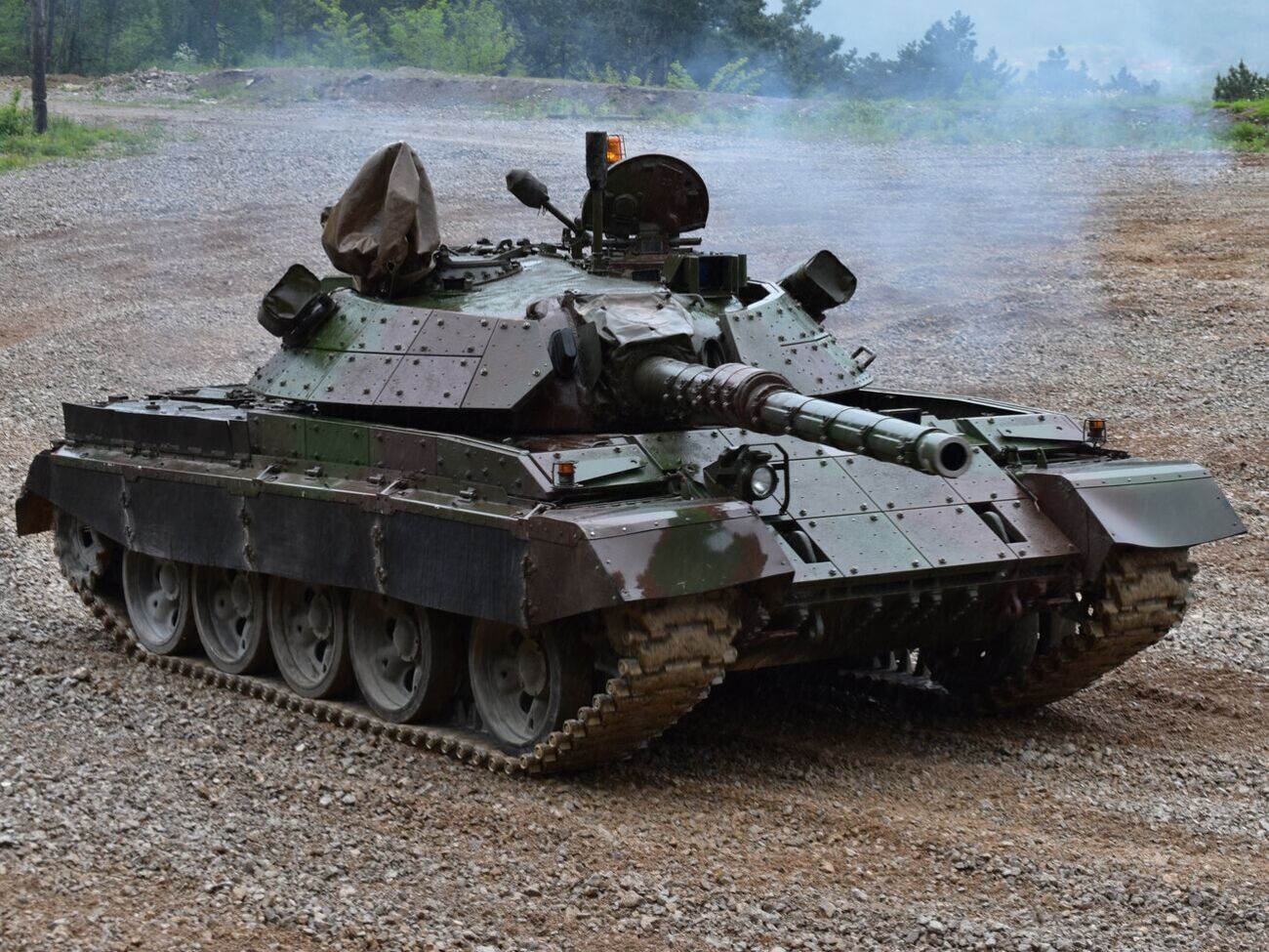 Словенський танк M-55S &ndash; це модернізований радянський танк Т-55