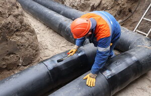 Общая протяженность труб, предоставленных правительством США, составляет 11 километров