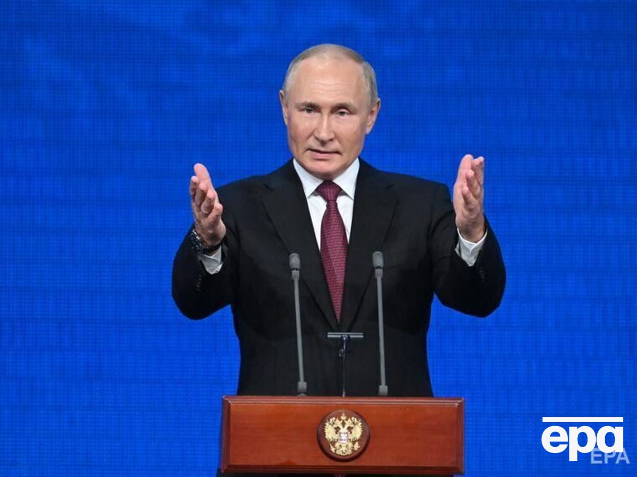 Путін заявив, що російські військовослужбовці протистоять "усій воєнній машині колективного Заходу"