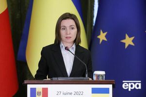 Санду: Ми твердо стоїмо на боці України та підтримуємо її незалежність, суверенітет і територіальну цілісність