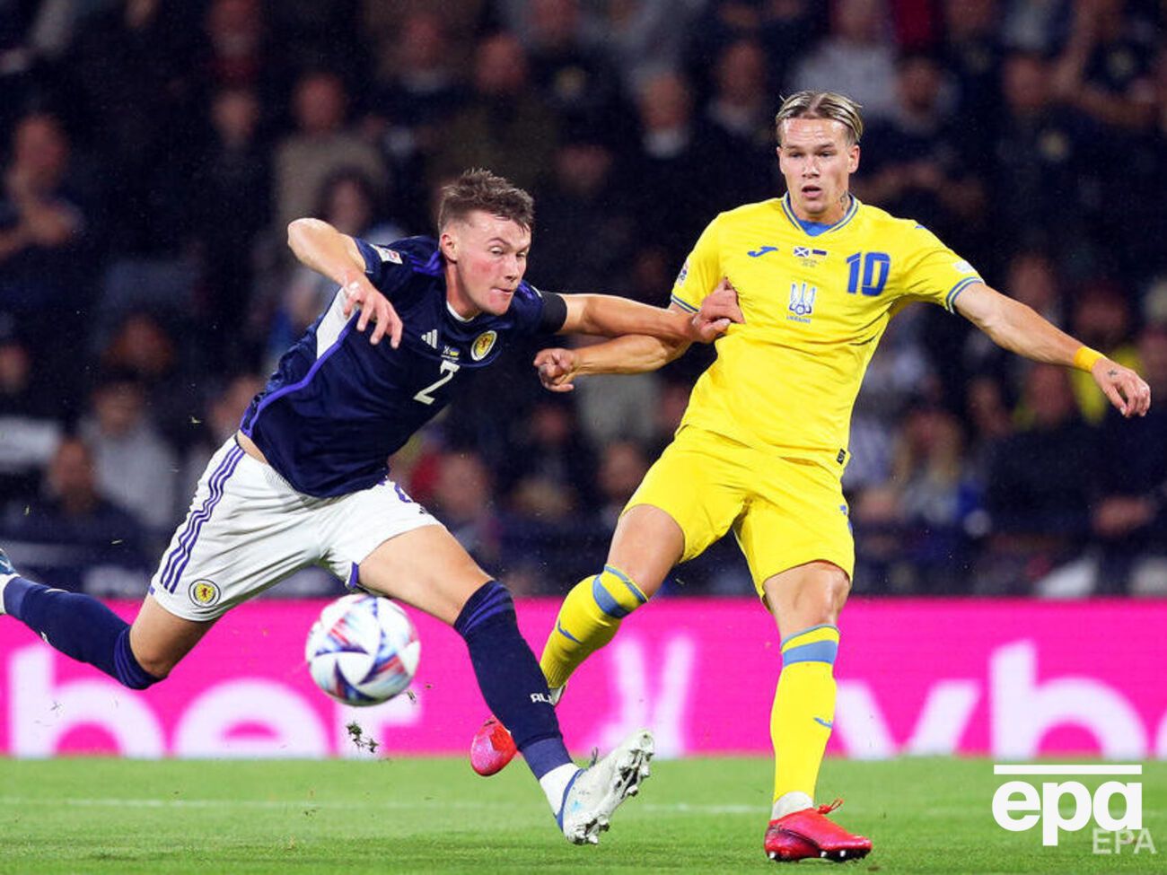 Шотландия имела тотальное преимущество в матче Лиги наций УЕФА против Украины