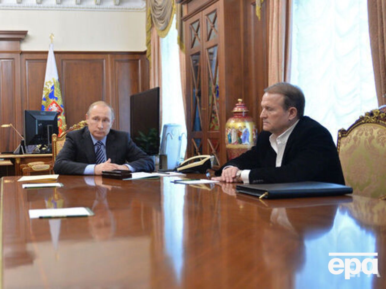 Юсов&nbsp;&ndash; о Медведчуке (на фото справа):&nbsp;Катюзі&nbsp;&ndash; по заслузі"