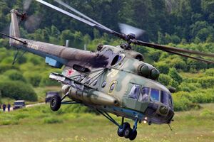 Украинский военный сбил российский вертолет