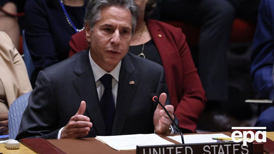 Блінкен: Міжнародний порядок, який ми зібралися тут відстоювати, руйнують на наших очах