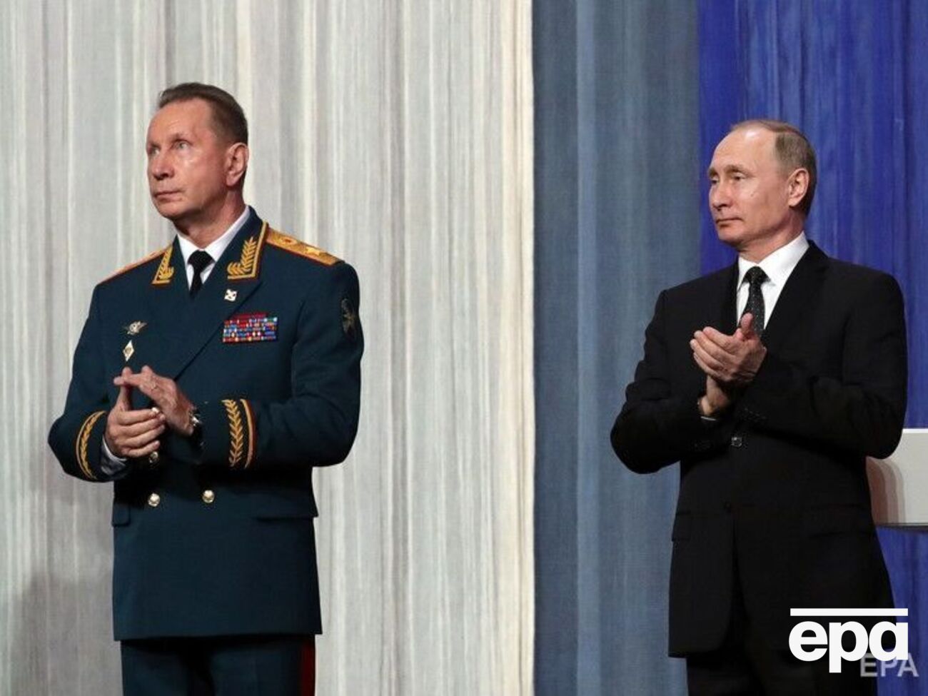 Невзлін назвав Золотова (на фото зліва) серед тих, хто є опорою Путіна