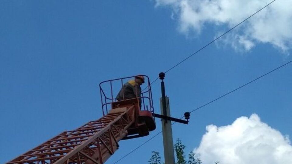 Пока без света остаются 84 населенных пункта области